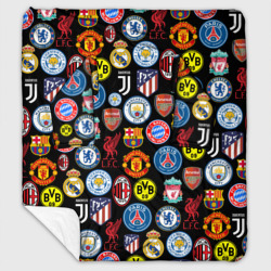 Плед с рукавами Лого футбольных команд