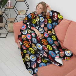 Плед с рукавами Лого футбольных команд - фото 2