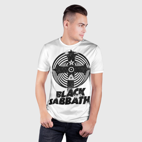 Мужская футболка 3D Slim Black Sabbath, цвет 3D печать - фото 3