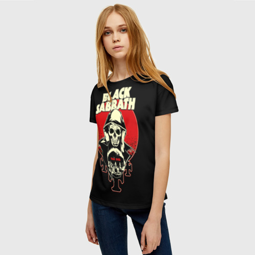 Женская футболка 3D Black Sabbath, цвет 3D печать - фото 3