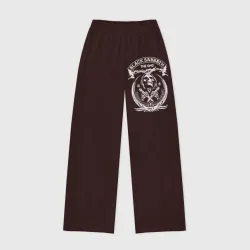 Женские брюки oversize без начеса хлопок Black Sabbath