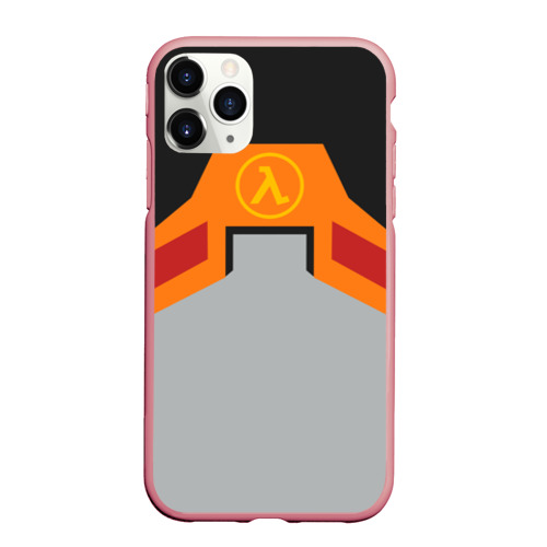 Чехол для iPhone 11 Pro Max матовый Костюм Гордона Фримена Халф Лайф Half-life, цвет баблгам