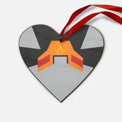 Деревянная игрушка Сердце Костюм Гордона Фримена Халф Лайф Half-life