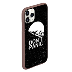 Чехол для iPhone 11 Pro матовый Don`t panic - фото 2