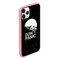 Чехол для iPhone 11 Pro Max матовый Don`t panic - фото 2