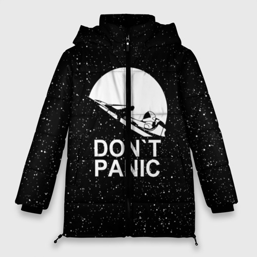 Женская зимняя куртка Oversize Don`t panic, цвет черный