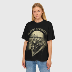 Женская футболка oversize 3D Black Sabbath - фото 2
