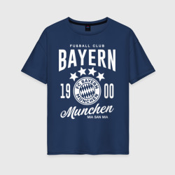 Женская футболка хлопок Oversize Бавария