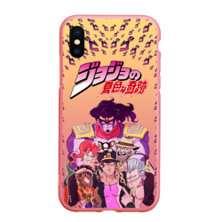 Чехол для iPhone XS Max матовый JoJo Со спиной