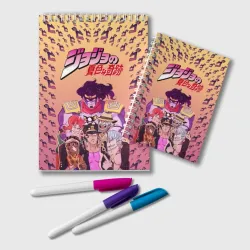 Блокнот JoJo Со спиной