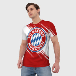 Мужская футболка 3D Бавария фк - фото 2