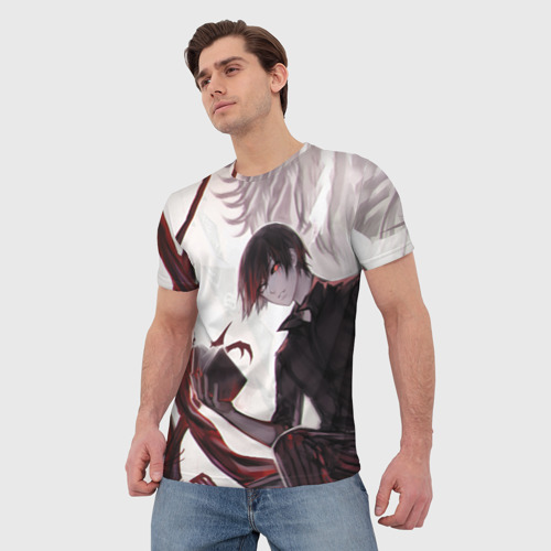 Мужская футболка 3D с принтом Re Tokyo Ghoul, фото на моделе #1