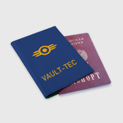 Обложка для паспорта матовая кожа Рюкзак Vault-Tec - фото 2