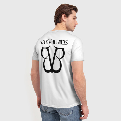 Мужская футболка 3D Black Veil Brides, цвет 3D печать - фото 4