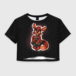 Женская футболка Crop-top 3D Foxy