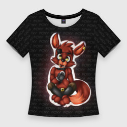 Женская футболка 3D Slim Foxy
