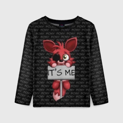Детский лонгслив 3D Foxy