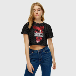 Женская футболка Crop-top 3D Foxy - фото 2
