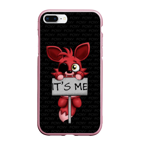 Чехол для iPhone 7Plus/8 Plus матовый Foxy, цвет розовый