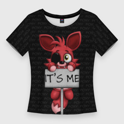 Женская футболка 3D Slim Foxy