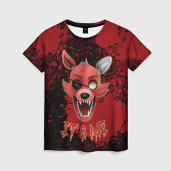 Женская футболка 3D Foxy