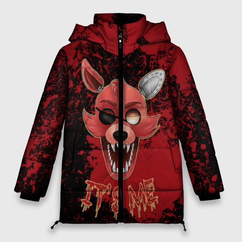 Женская зимняя куртка Oversize Foxy, цвет красный