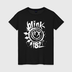 Женская футболка хлопок Blink 182