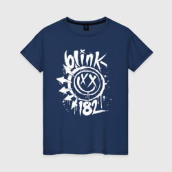 Светящаяся женская футболка Blink 182