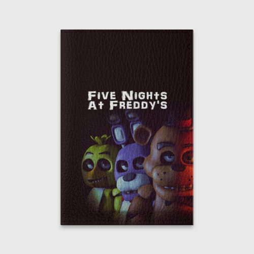 Обложка для паспорта матовая кожа Five Nights At Freddy's