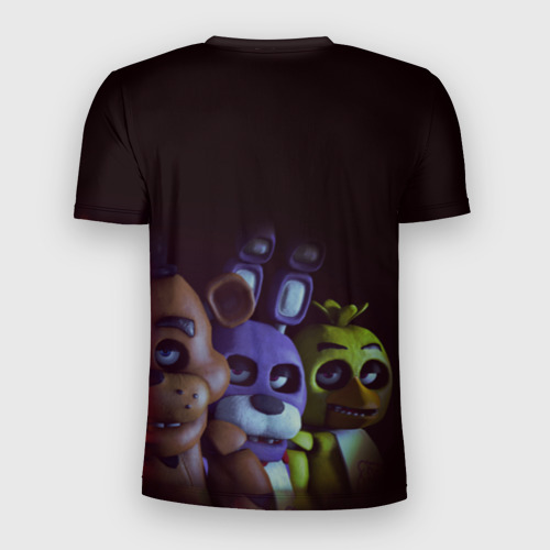 Мужская футболка 3D Slim Five Nights At Freddy's, цвет 3D печать - фото 2