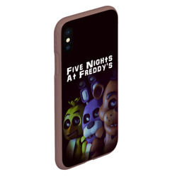 Чехол для iPhone XS Max матовый Five Nights At Freddy's - фото 2