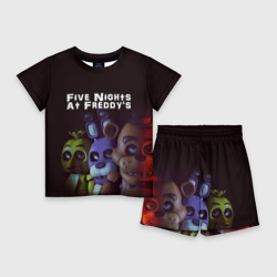 Детский костюм с шортами 3D Five Nights At Freddy's