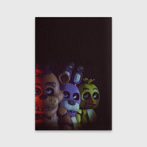 Обложка для паспорта матовая кожа Five Nights At Freddy's - фото 2