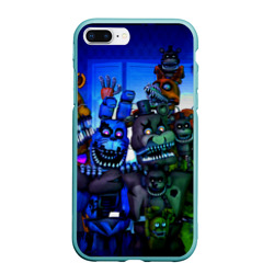 Чехол для iPhone 7Plus/8 Plus матовый Five Nights At Freddy's