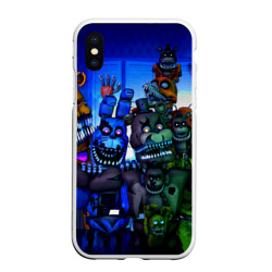 Чехол для iPhone XS Max матовый Five Nights At Freddy's