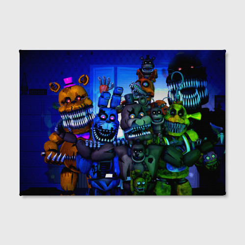 Холст прямоугольный Five Nights At Freddy's, цвет 3D печать - фото 2