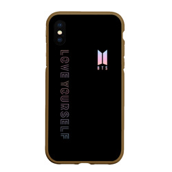 Чехол для iPhone XS Max матовый BTS LY