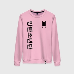 Женский свитшот хлопок BTS