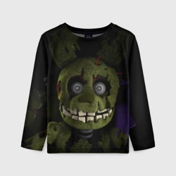 Детский лонгслив 3D Five Nights At Freddy's Спрингтрап