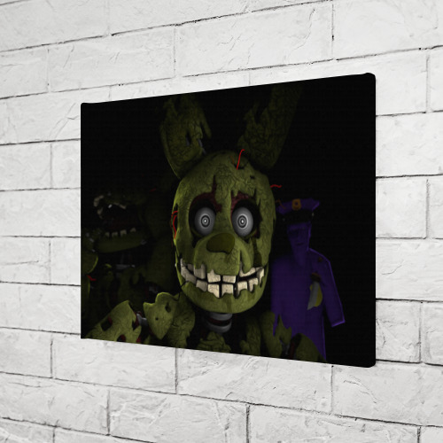 Холст прямоугольный Five Nights At Freddy's, цвет 3D печать - фото 3