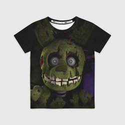 Детская футболка 3D Five Nights At Freddy's Спрингтрап