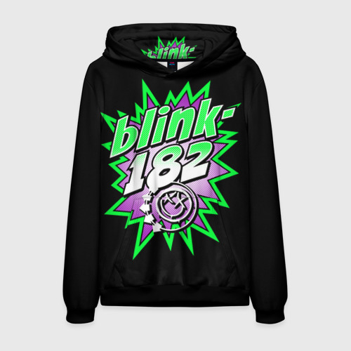 Мужская толстовка 3D Blink 182, цвет черный