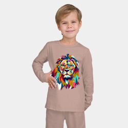 Детская пижама с лонгсливом хлопок Lion - фото 2