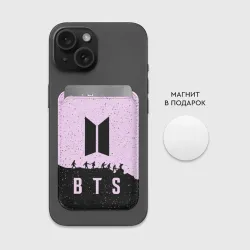 Картхолдер Magsafe магнитный Рюкзак BTS БТС - фото 2