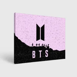Холст прямоугольный Рюкзак BTS БТС