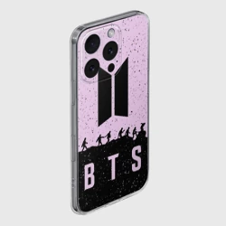 Чехол для iPhone 16 Pro Max силиконовый с защитой камеры Рюкзак BTS БТС - фото 2