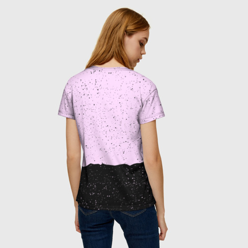 Женская футболка 3D с принтом РЮКЗАК BTS | БТС, вид сзади #2