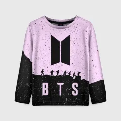 Детский лонгслив 3D Рюкзак BTS БТС