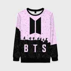 Женский свитшот 3D Рюкзак BTS БТС