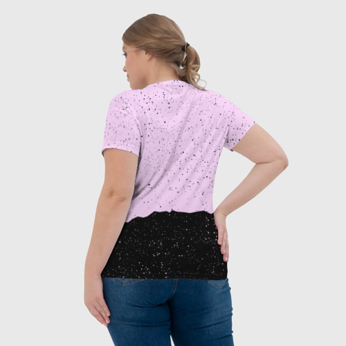 Женская футболка 3D с принтом РЮКЗАК BTS | БТС, вид сзади #2